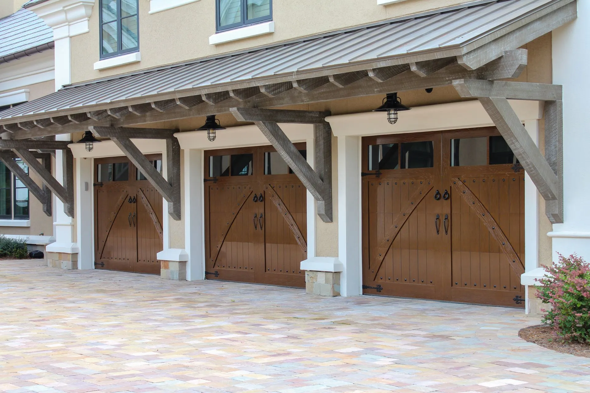 Raynor Eden Coast custom carriage-house garage door